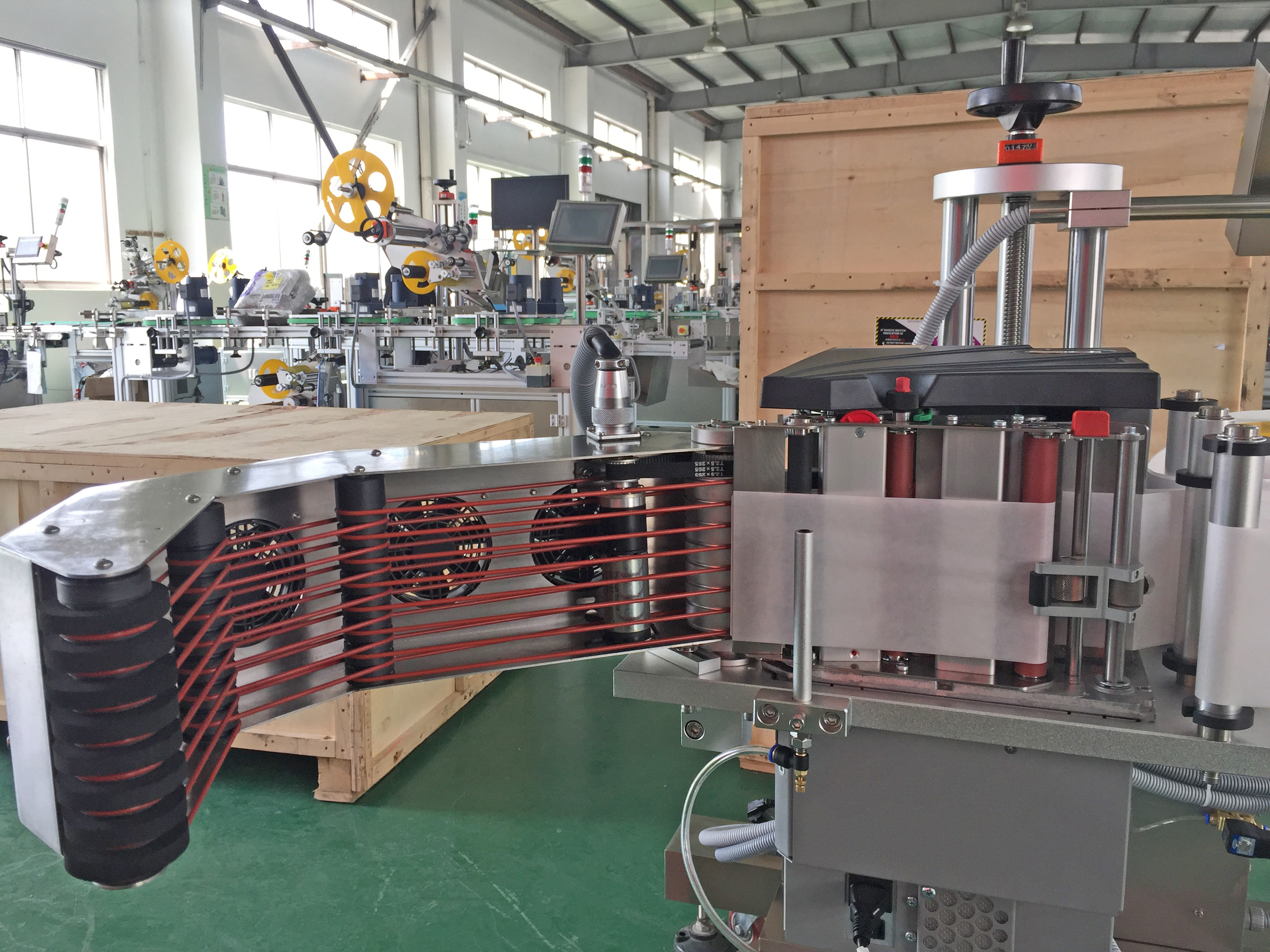 輪胎打印貼標機