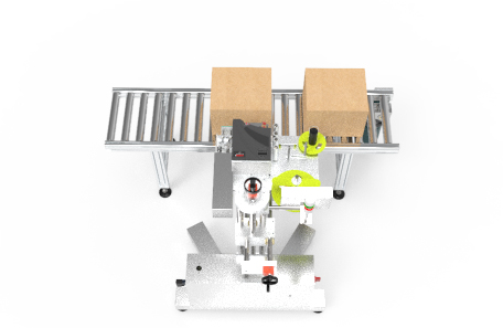 紙箱表面打印貼標機