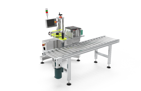 側面在線打印不干膠貼標機