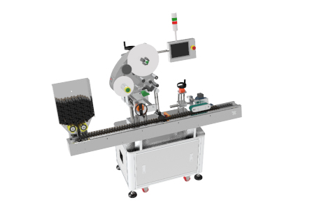 真空管斜臥式貼標(biāo)機