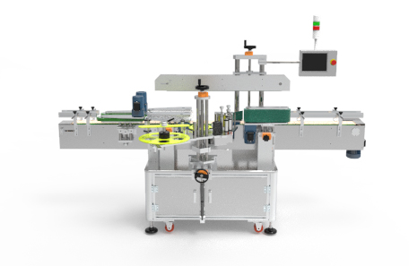 橄欖油單標(biāo)側(cè)面貼標(biāo)機