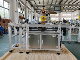 2025.6.18孟加拉分頁平面不干膠貼標機